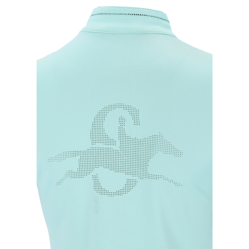 Schockemohle SPPoppy Style Shirt - Aqua Sea-5