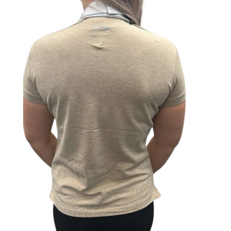 HV Polo Ladies Varela Dressage Shirt - Sand Melange-2