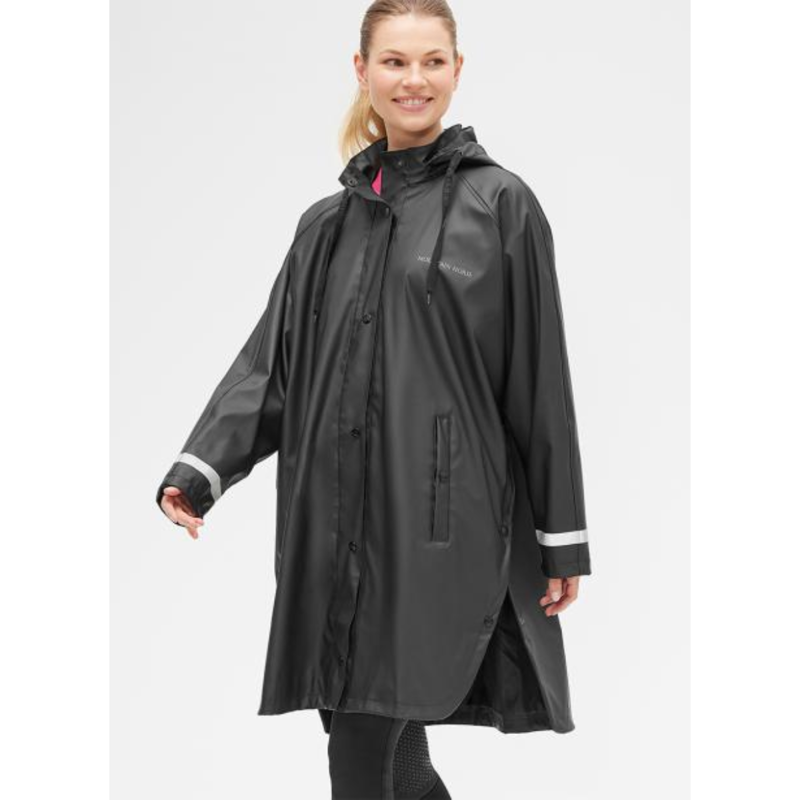 Mountain Horse Drizzle Rain Poncho - Black-2