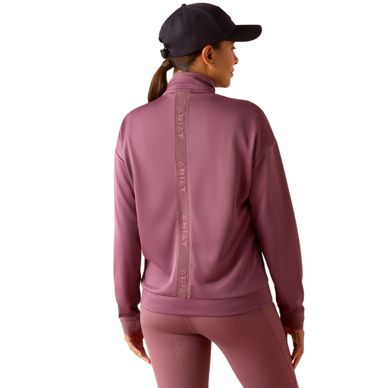 Ariat Women's Breathe 1/2 Zip Sweatshirt - Tulipwood-1