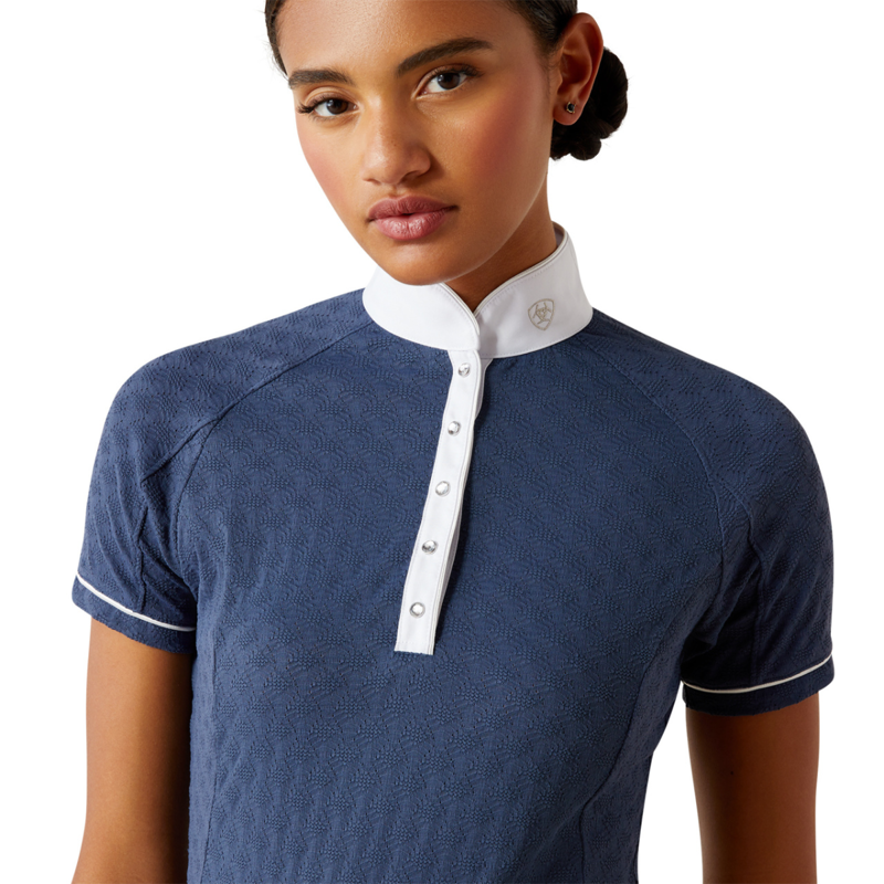 Ariat Women's Showstopper X Show Shirt - Blissful Blue-2