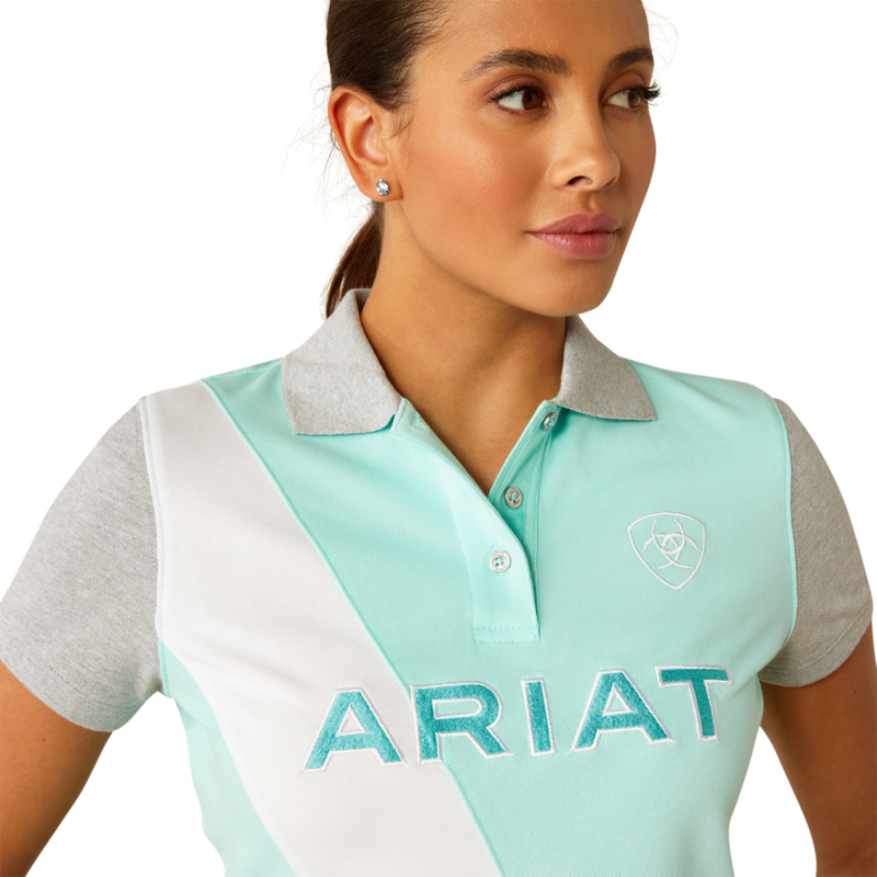 Ariat Women's Taryn Polo - Beach Glass-2