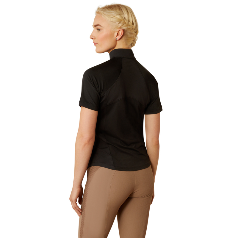 Ariat Women's Soquel 1/4 Zip Base Layer - Black-1