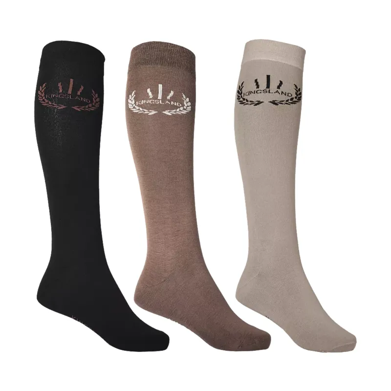 Kingsland KLNatali Coolmax Knee Sock 3 Pack - Assorted
