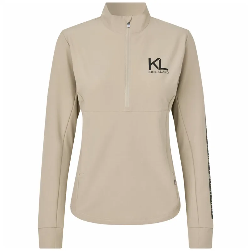 Kingsland KLNessa Ladies Fleece Anorak - Beige Cobblestone