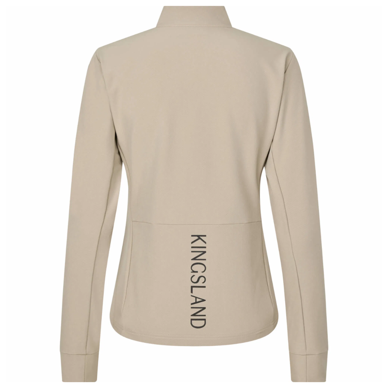 Kingsland KLNessa Ladies Fleece Anorak - Beige Cobblestone-1
