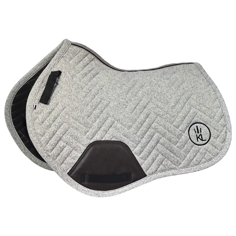 Kingsland KLNexus Melange Jumping Saddlepad - Cobblestone Melange