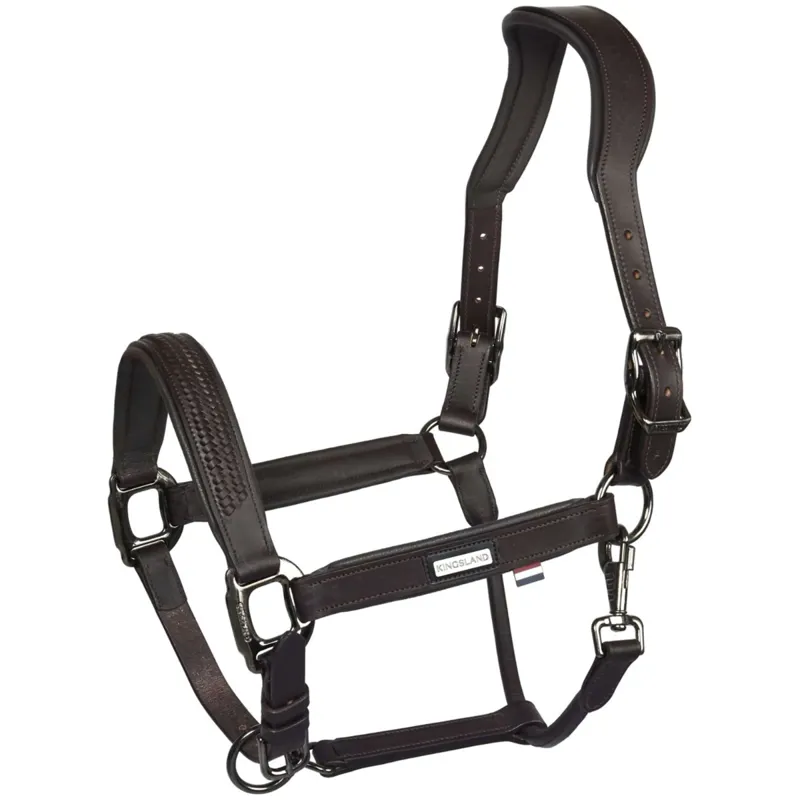 Kingsland KLNeville Leather Halter - Brown