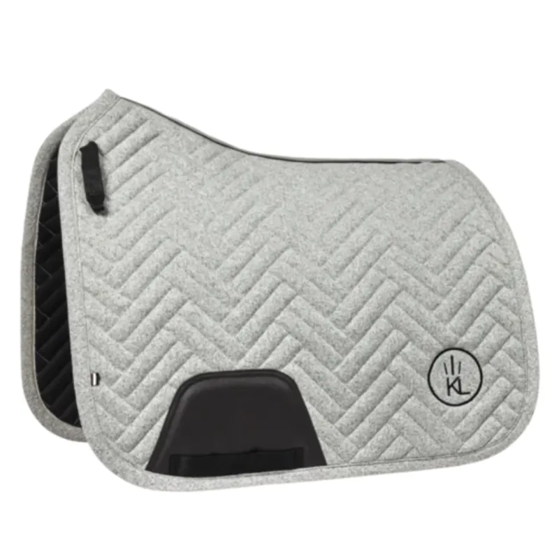 Kingsland KLNexus Melange Dressage Saddlepad - Cobblestone Melange