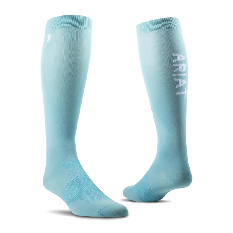 Ariat AriatTEK Essential Performance Socks - Aqua