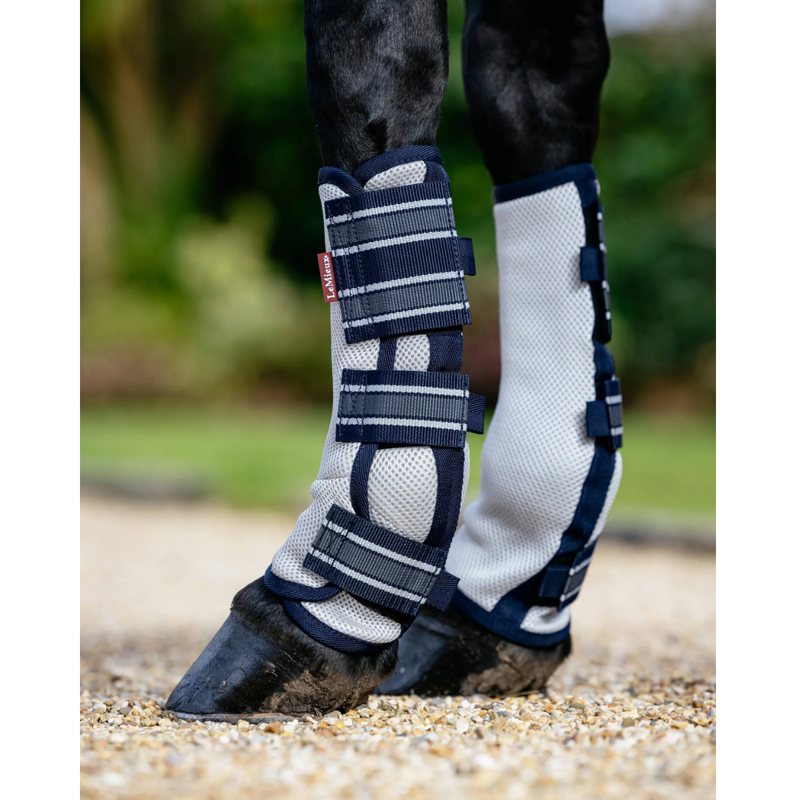 LeMieux Arika Mesh Fly Boots - Navy-1