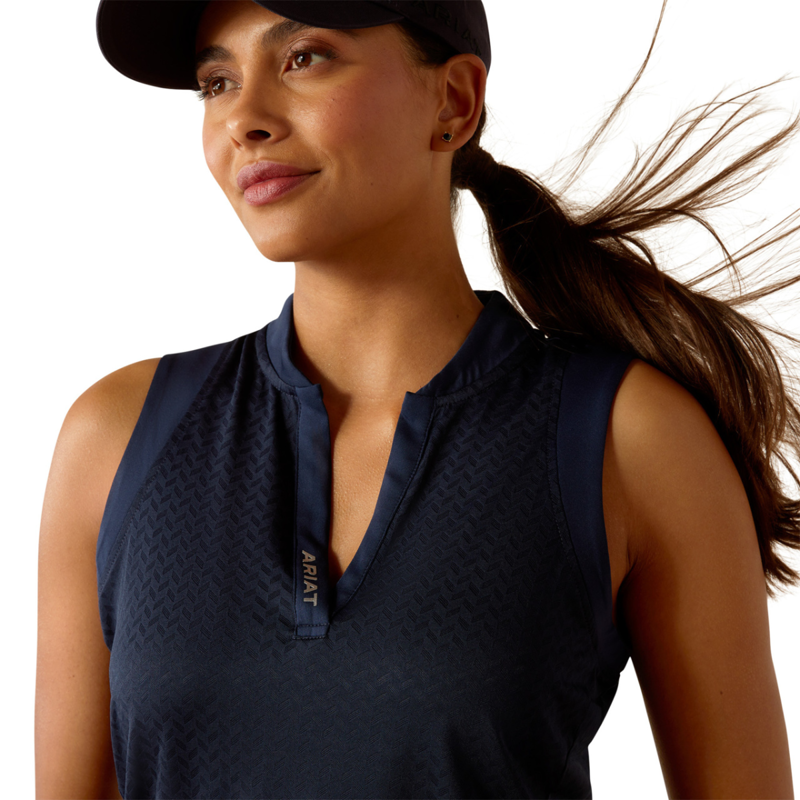 Ariat Women's Mesa Sleeveless Base Layer - Navy Eclipse -2