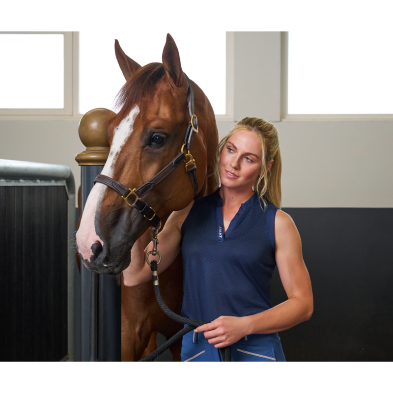 Ariat Women's Mesa Sleeveless Base Layer - Navy Eclipse -4