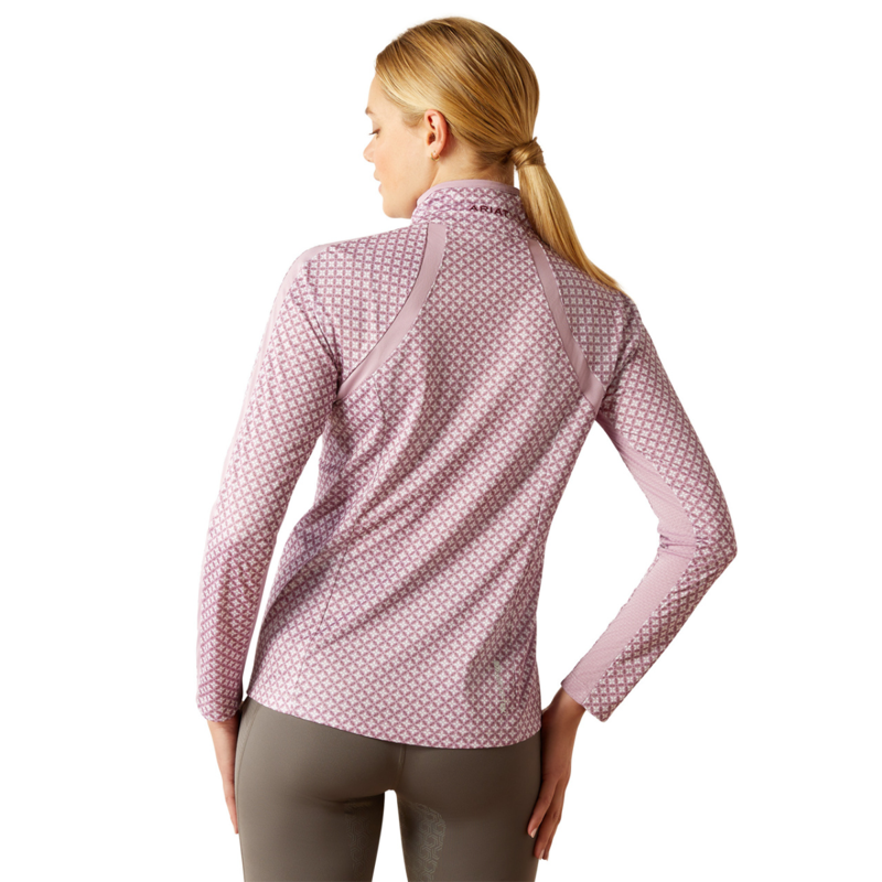 Ariat Women's Sunstopper 3.0 Base Layer - Lavender Mist Tile-1