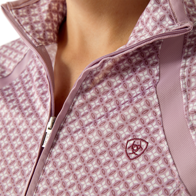 Ariat Women's Sunstopper 3.0 Base Layer - Lavender Mist Tile-2