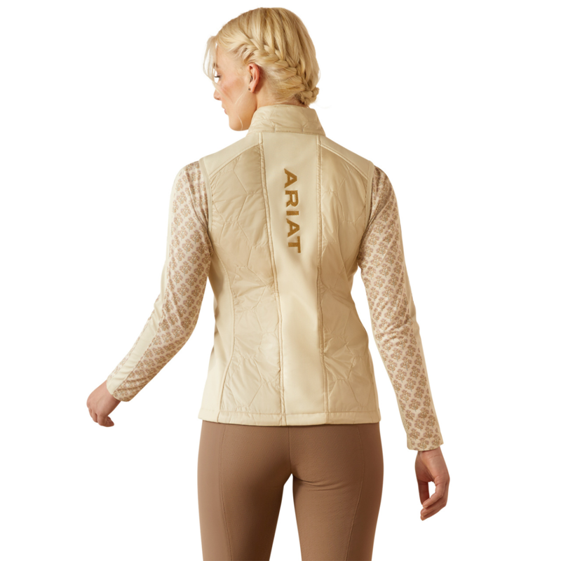 Ariat Women's Fusion Insulated Gilet -  Almond Milk-1