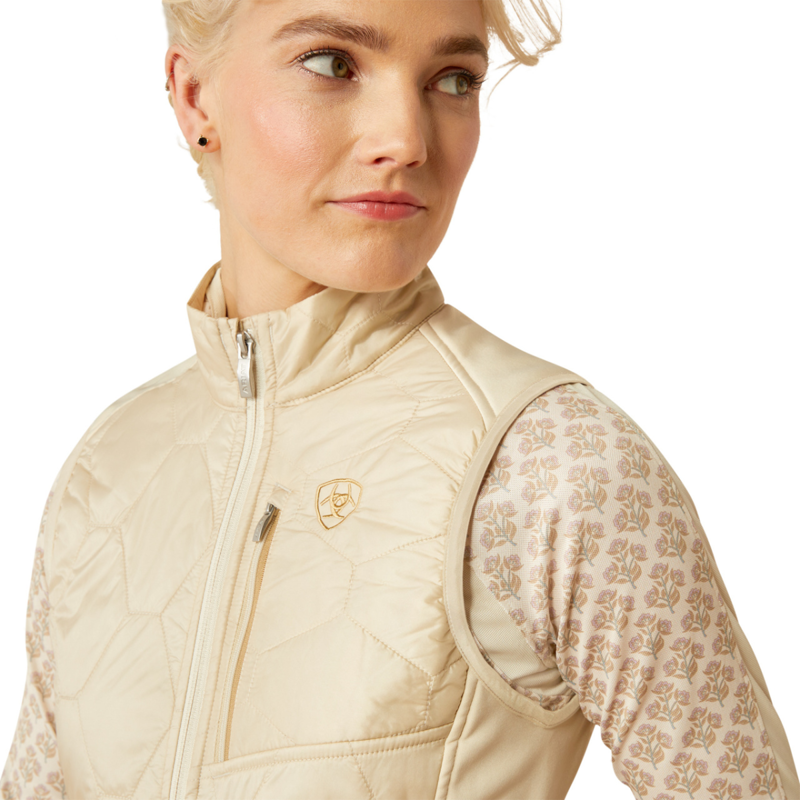 Ariat Women's Fusion Insulated Gilet -  Almond Milk-2