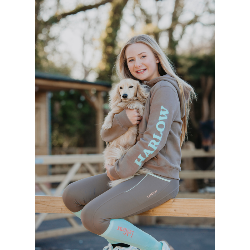 LeMieux Harlow Young Rider Hoodie - Walnut-4