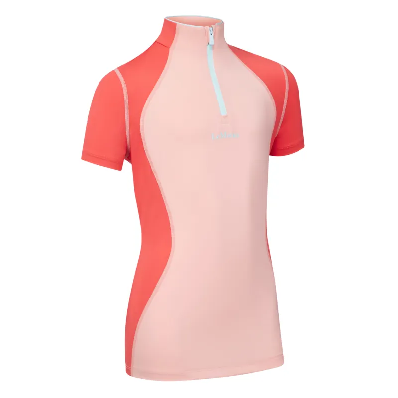LeMieux Harlow Young Rider Short Sleeve Base Layer - Sugar Pink