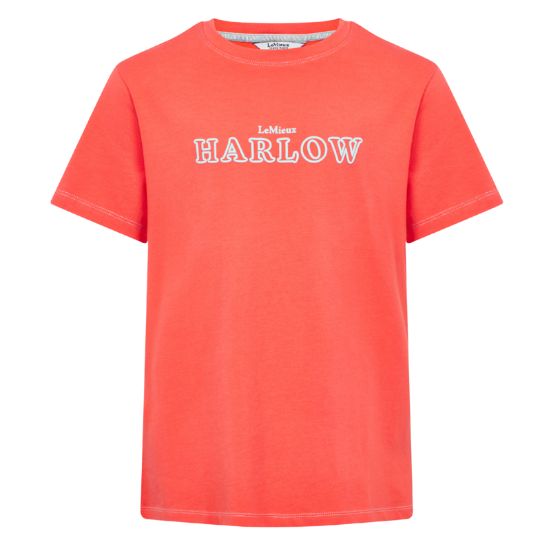 LeMieux Harlow Young Rider Classic T-Shirt - Coral Crush-1