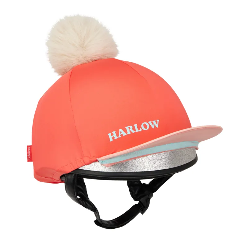 LeMieux Harlow Hat Silk - Coral Crush