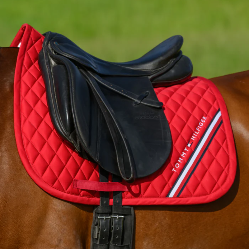 Tommy Hilfiger Stanford Dressage Saddlepad - Primary Red-5