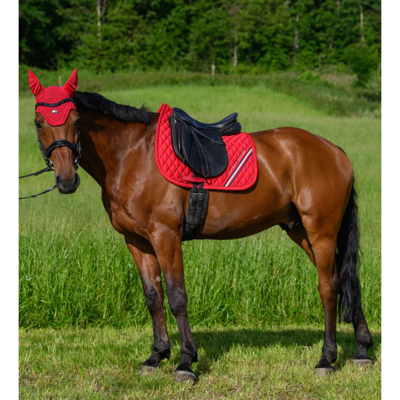 Tommy Hilfiger Stanford Dressage Saddlepad - Primary Red-6