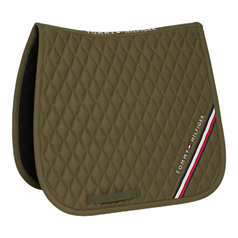 Tommy Hilfiger Stanford Dressage Saddlepad - Utility Olive-1