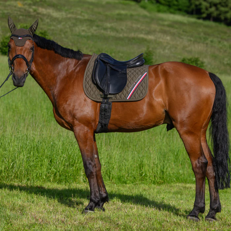 Tommy Hilfiger Stanford Dressage Saddlepad - Utility Olive-6