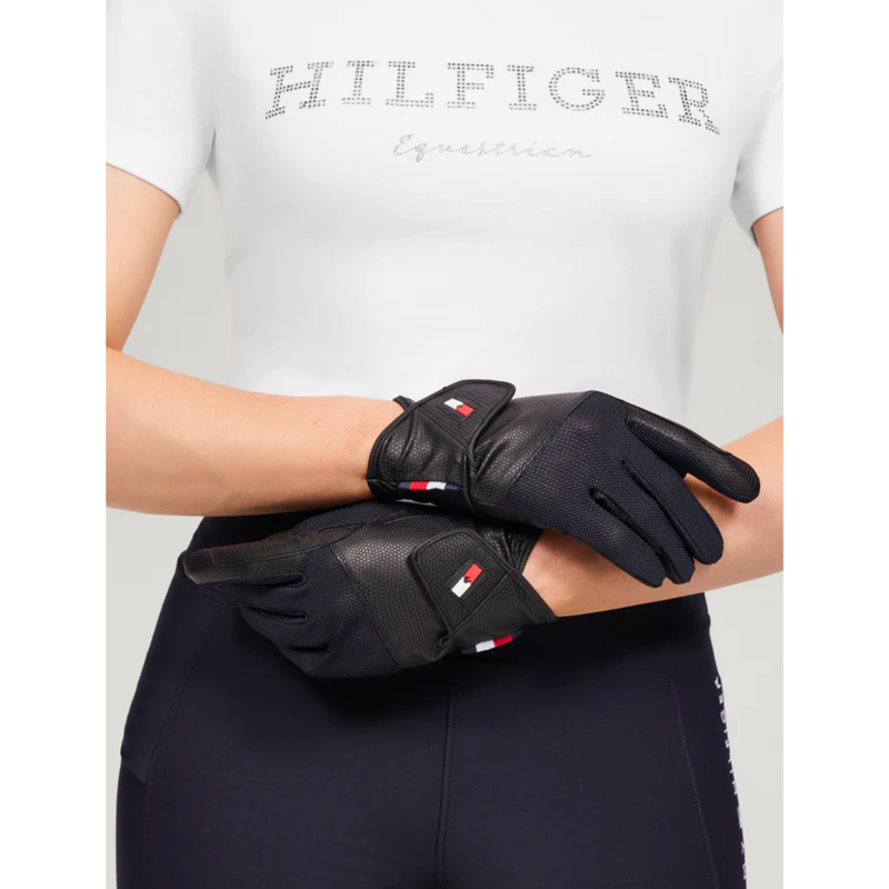 Tommy Hilfiger Unisex Duke Gloves - Black-3