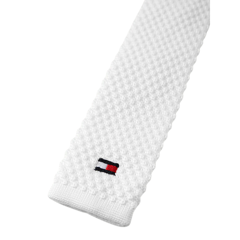 Tommy Hilfiger Adam Knit Tie with Zip - Optic White-2
