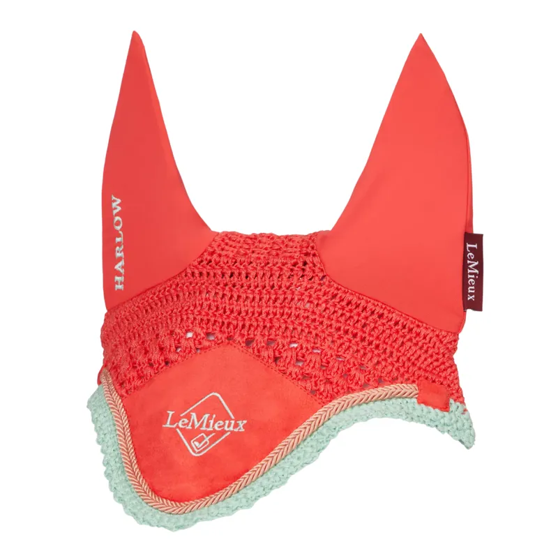 LeMieux Harlow Fly Hood - Coral Crush