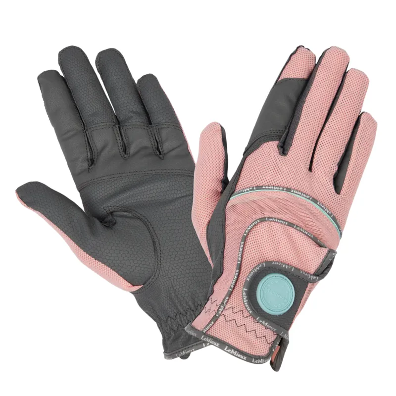 LeMieux Harlow Young Rider Gloves - Sugar Pink