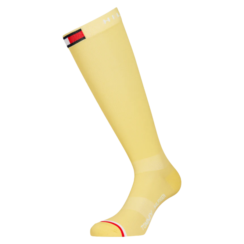 Tommy Hilfiger Unisex Newburgh Riding Socks - Citron Ella-1