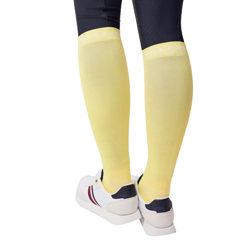 Tommy Hilfiger Unisex Newburgh Riding Socks - Citron Ella-3