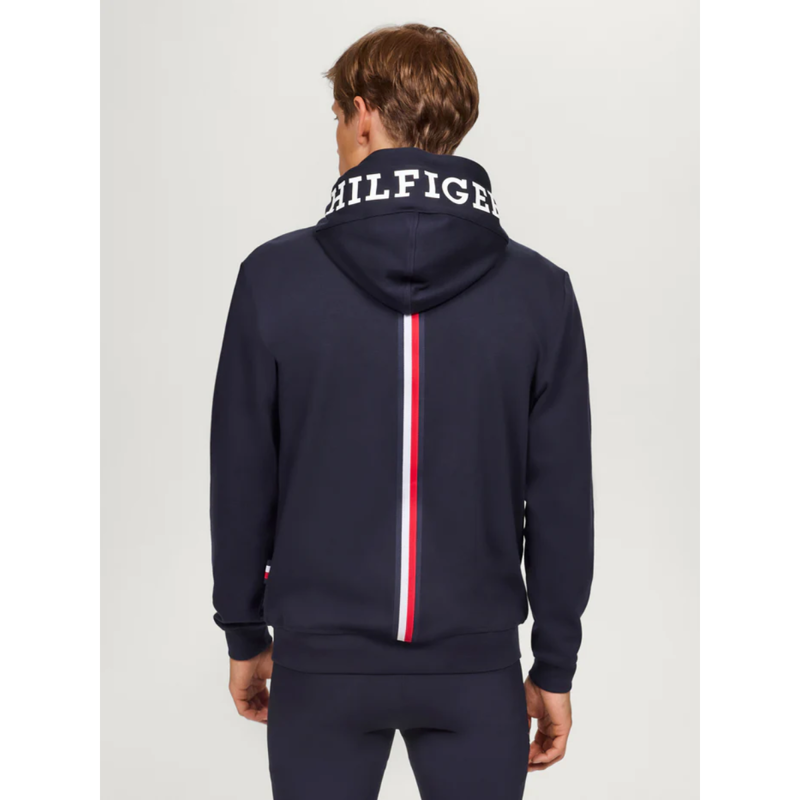 Tommy Hilfiger Men's Glenn Zip Up Hoodie - Desert Sky-3