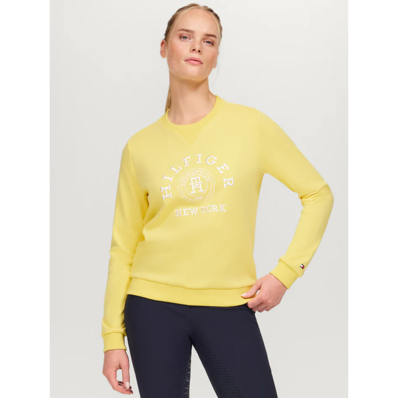Tommy Hilfiger Women's Evans Graphic Sweatshirt - Citron Ella-1