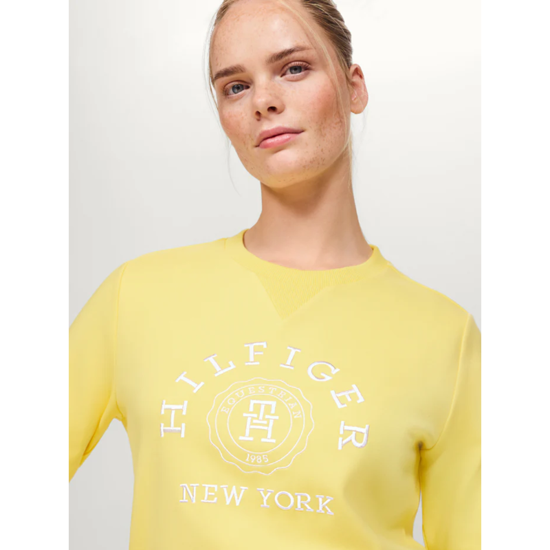 Tommy Hilfiger Women's Evans Graphic Sweatshirt - Citron Ella-3