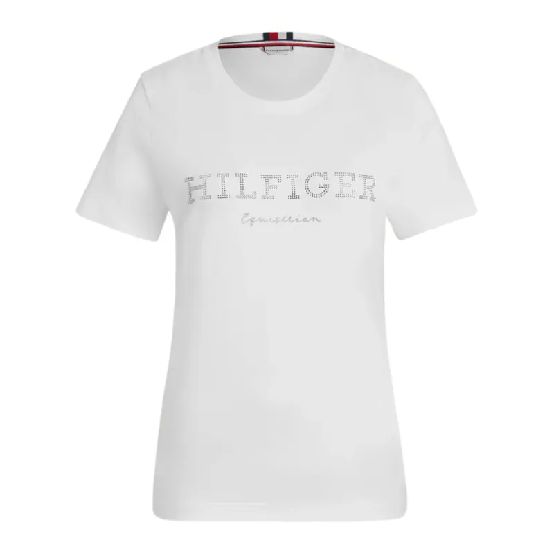 Tommy Hilfiger Women's Belmont Rhinestone T-Shirt - Optic White