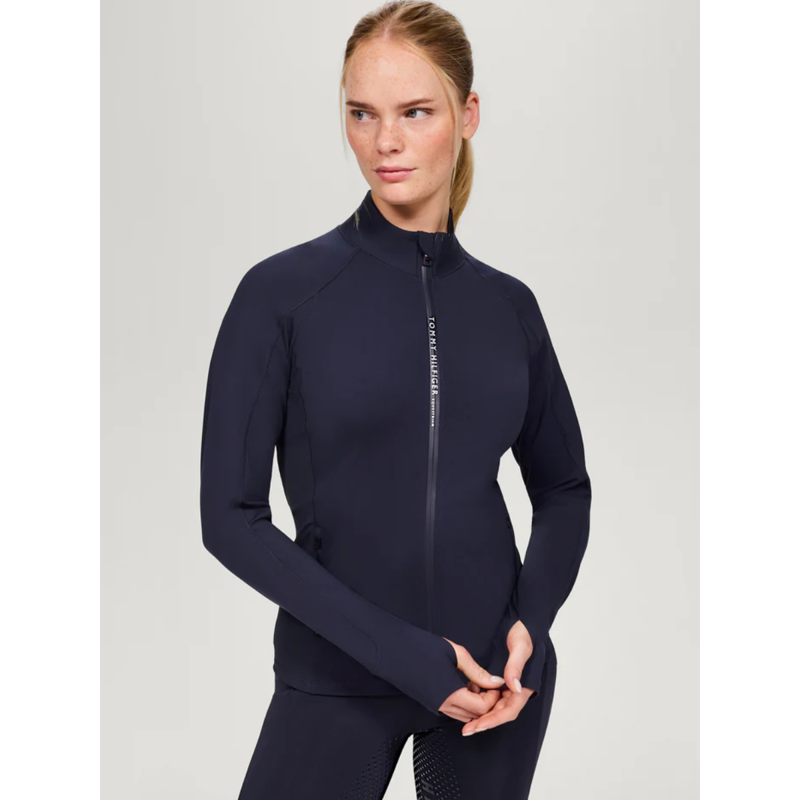 Tommy Hilfiger Women's Derby Training Jacket - Desert Sky-2