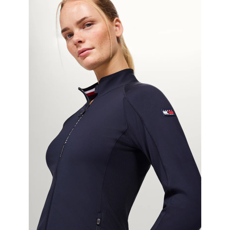 Tommy Hilfiger Women's Derby Training Jacket - Desert Sky-4