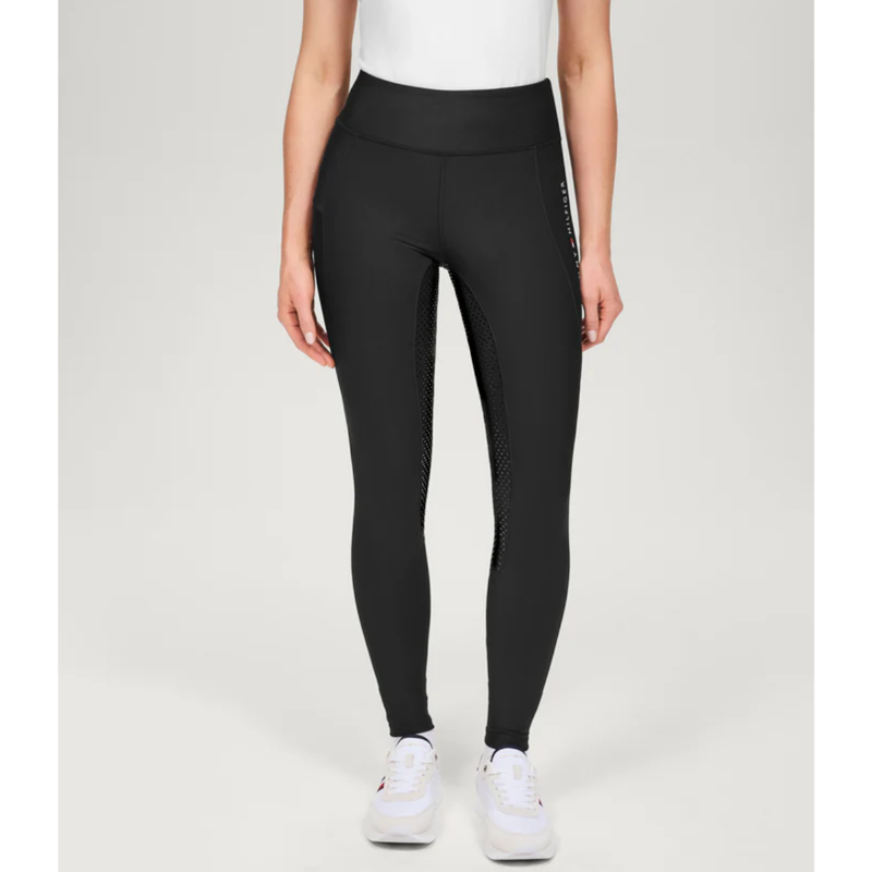Tommy Hilfiger Women's Devon Full Grip Riding Leggings - Black-2