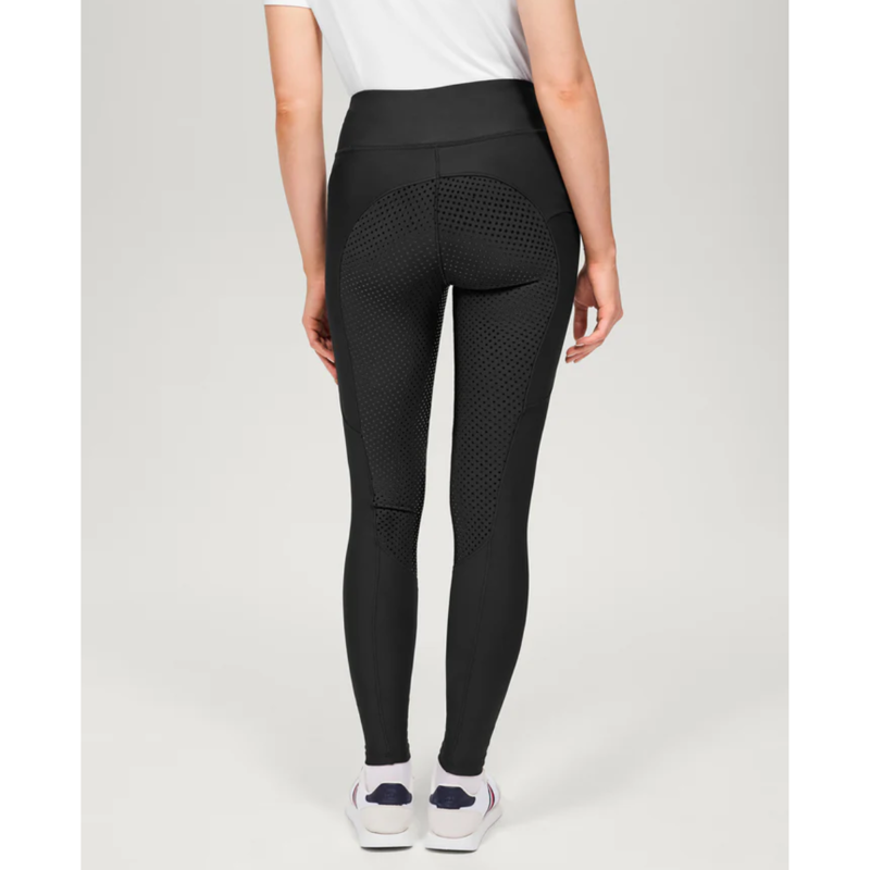 Tommy Hilfiger Women's Devon Full Grip Riding Leggings - Black-3