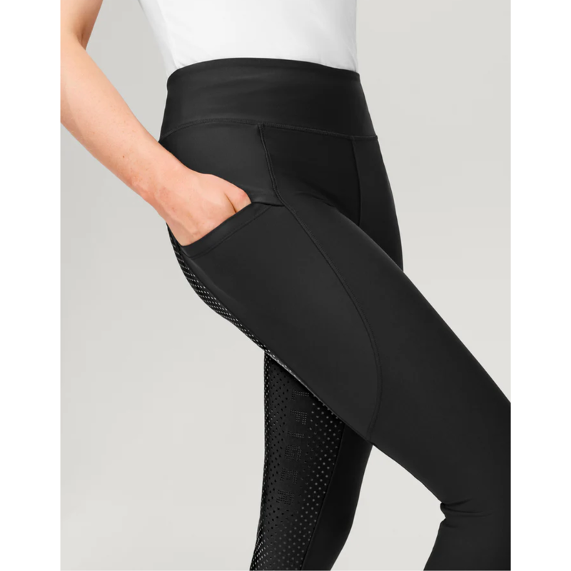 Tommy Hilfiger Women's Devon Full Grip Riding Leggings - Black-5