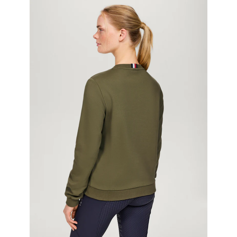 Tommy Hilfiger Women's Evans Graphic Sweatshirt - Utility Olive-2