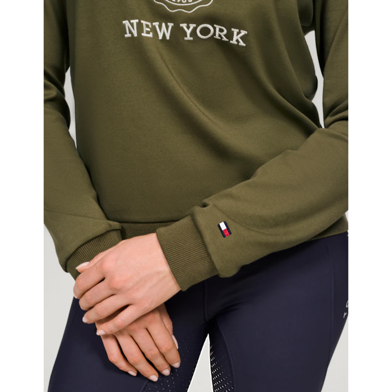 Tommy Hilfiger Women's Evans Graphic Sweatshirt - Utility Olive-4