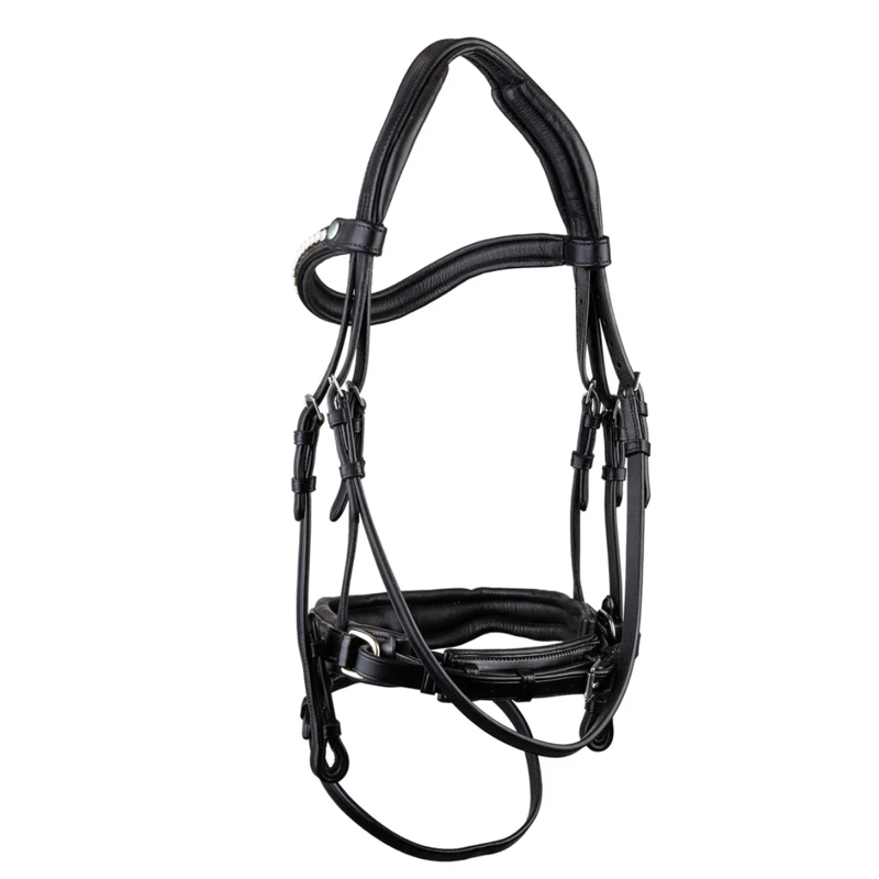 EcoRider Ultra Comfort Navan V2 Bridle - Black-2