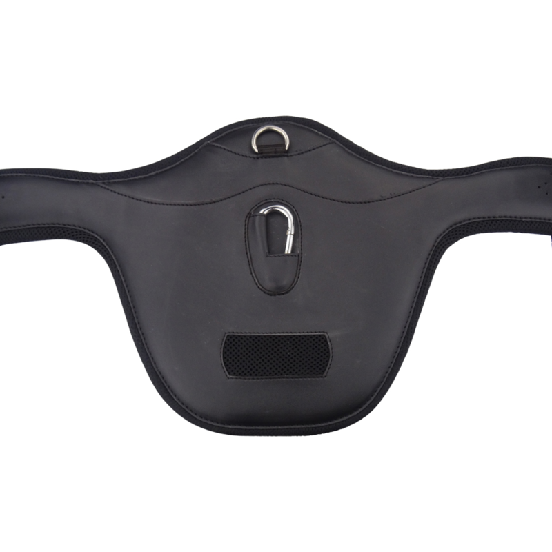 Apollo Air Breathe Anatomic Stud Girth - Black-1