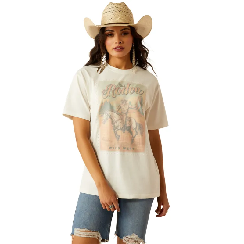 Ariat Women's Rodeo T-Shirt - Cloud Dancer