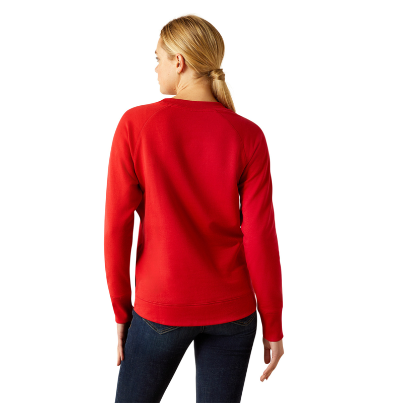 Ariat Women's Benicia Team Sweatshirt - Red-1